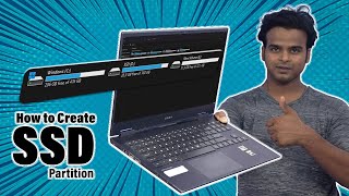 How to Create SSD Partition in Windows 11  Create Disk Partition in Windows 11 [upl. by Ainat593]