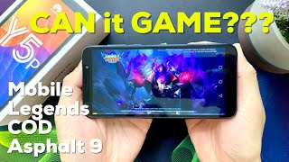 Huawei Y5p Gaming Review Mobile Legends Call of Duty Asphalt 9 [upl. by Akiehs]