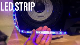 How to connect LED STRIP to speakerBASS [upl. by Acey]