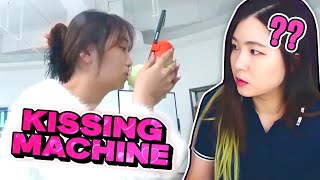 Korean girl reacts to the WEIRDEST inventions [upl. by Anneh252]