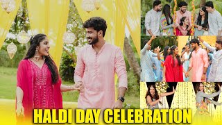 HALDI DAY CELEBRATION 💛  ANJITHA ❤️ AMAL  PULLOTHI [upl. by Melvina567]