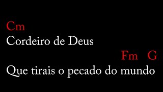 Cordeiro de Deus  Missal Romano Melodia com Cifra [upl. by Odnama]