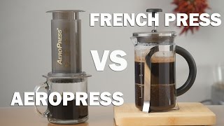 Aeropress vs French Press  Pros and Cons you Need to Know [upl. by Nosyrb]