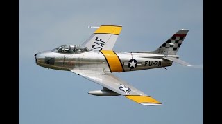 Great Planes North American F 86 Sabre [upl. by Ahseikal480]