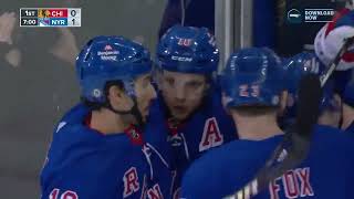 Artemi Panarin scores goal against Petr Mrazek  4012024 [upl. by Anneuq]