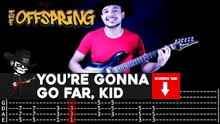 【THE OFFSPRING】 You’re Gonna Go Far Kid  cover by Masuka  LESSON  GUITAR TAB [upl. by Hako]