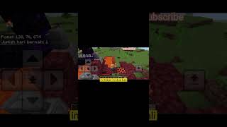 Cara melewati magma block di minecraft shortsfeed minecraft gaming [upl. by Hiasi]