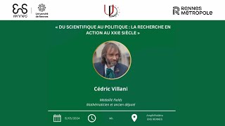 Du scientifique au politique  la recherche en action au XXIe siècle [upl. by Aydidey]