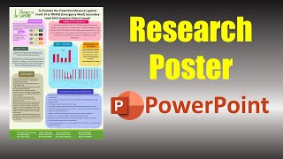 How To Create Academic Poster in PowerPoint  Research Poster in PowerPoint  Tutorial [upl. by Parthenia]