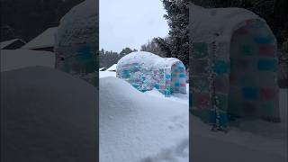 Missing this beautiful igloo 🥰🥹shortvideo yt youtubeshorts viralvideo mallusinfinland [upl. by Townie]