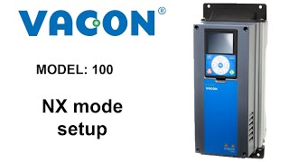 VACON 100  NX mode setup Profibus compability mode replacing VACON NSX [upl. by Barrada423]