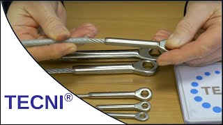 How To Fit Stainless Steel Eye Fittings [upl. by Neeli]