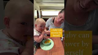 Babies gagging on food What does it mean [upl. by Manfred]