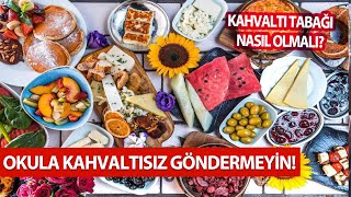 KAHVALTI YAPMADAN OKULA GİDEN ÇOCUKLARA OBEZİTE RİSKİ  PEKİ KAHVALTI TABAĞI NASIL OLMALI [upl. by Macfadyn]