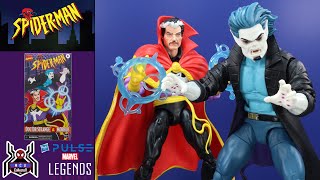 Marvel Legends DOCTOR STRANGE amp MORBIUS SpiderMan Animated Series TAS VHS 2Pack Review [upl. by Cosetta]