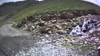 Col du Parpaillon with racing bike offroad part [upl. by Olette113]