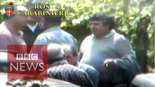 Mafia initiation ritual video released by Italian police [upl. by Dolloff]