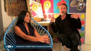 Anggun et Florent Pagny sur M6 « Le 1945 » 271115 [upl. by Amlez]