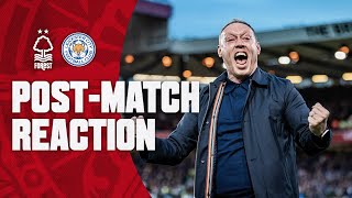 POSTMATCH REACTION STEVE COOPER  FOREST V LEICESTER [upl. by Arevle]