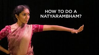 How to Do a Natyarambham [upl. by Eimam]