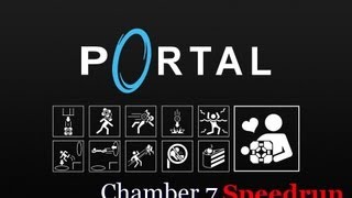 Portal  Chamber 7  Speedrun  Tutorial [upl. by Henriques]