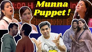 Bigg Boss 17 Munawar Puppet Ayesha Khan Mannara Drama Abhishek shame Vicky Ankita Anurag OUT [upl. by Zasuwa280]