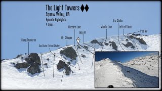 All Light Towers Drops This Season 4 total Steep Face off Headwall at Squaw  Episode Highlights [upl. by Knowle282]