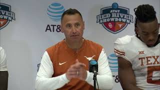 Steve Sarkisian Postgame Press Conference vs Oklahoma at Red River Rivalry Oct 8 2022 [upl. by Esydnac]