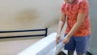 Wakefit Orthopaedic Mattress unboxing [upl. by Drusy275]