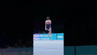 Georgia Mae Fenton United Kingdom Floor Podium Training 2023 World Championships Slow Motion Part4 [upl. by Atig]