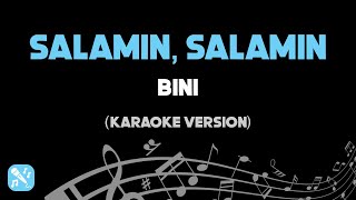 Salamin Salamin  Bini Karaoke Version HD [upl. by Atled]