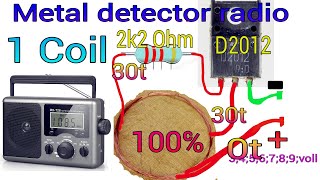 D2012 Metal Detector Radio Make [upl. by Pearse949]