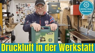 Druckluft in der Holzwerkstatt⎜Prebena Druckluftnagler 2XRJ50 ⎜kleine holzwerkstatt [upl. by Burrows]