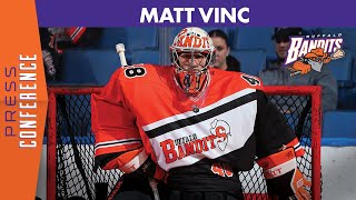 Buffalo Bandits Goaltender Matt Vinc After Team Defeats Philadelphia Wings [upl. by Prasad]