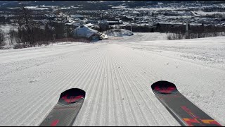 På ski i Beitostølen  Både langrend og alpint skiløb [upl. by Eiramrebma]