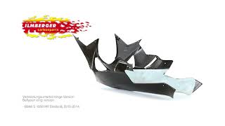 Motorspoiler einteilig  Bellypan one piece Carbon BMW S1000RR [upl. by Seilenna]