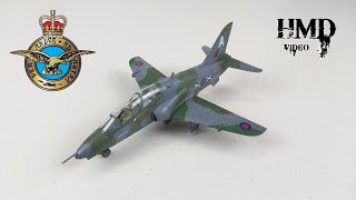 BAE Systems Hawk Royal Air Force 1984 Amercom 172 Diecast Model [upl. by Arodoeht]