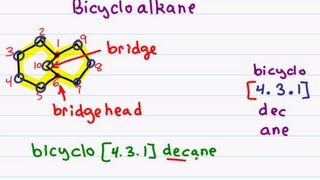 Naming Cycloalkanes and Bicyclo Alkanes [upl. by Volney]