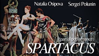 Sergei Polunin amp Natalia Osipova  Crassus and Aegina performance Spartacus 2016 [upl. by Aneelad]