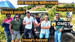 willys jeep offroad willysjeep nature offroad camping travel bhopal india viralvideo [upl. by Cire]