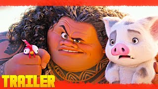 MOANA 2 2024  MOANA BEBE  TRAILER TEASER DISNEY MOANA Y MAUI  TRAILER CONCEPT [upl. by Finnie]