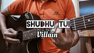 Shudhu Tui  Lyrical  Villain  Ankush  Mimi  Raj Barman  Trissha  Amlaan  Bengali Song [upl. by Lovich]