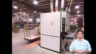 How the assembled cabinet doors are sanded [upl. by Judie]