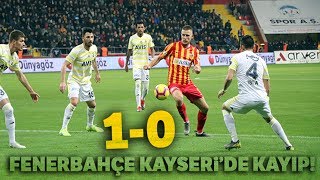 Kayserispor 10 Fenerbahçe  Fener 87’de Yıkıldı [upl. by Jesselyn783]