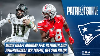 Patriots Draft Generational Wide Receiver 2nd Round QB With Potential Mock Draft Monday EP4 [upl. by Levram]