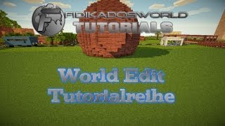 Das große WORLDEDIT Tutorial 3  Minecraft Bukkit PLUGINS  Befehle von A  Z [upl. by Gwenore]