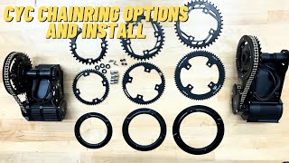 CYC X1 Pro and Stealth Chainring Options and Installation Guide [upl. by Korwun]