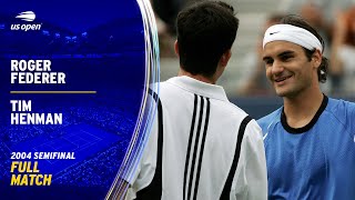 Roger Federer vs Tim Henman Full Match  2004 US Open Semfinal [upl. by Adias]