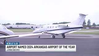 Jonesboro Municipal Airport receives Airport of the Year Award [upl. by Glennon111]