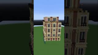 Minecraft Paris Building Timelapse  Haussmann Parisian Architecture  Pt 2 [upl. by Brunhilda]